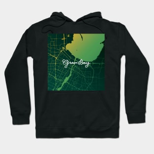 Green Bay Map Hoodie